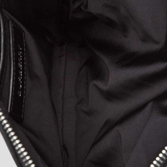 Burberry Black Nylon Logo Print Small Shoulder Bag - Picture 9 of 9